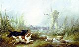 Spaniels Putting Up a Mallard by George Armfield